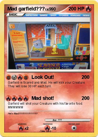 Pokemon Mad garfield???