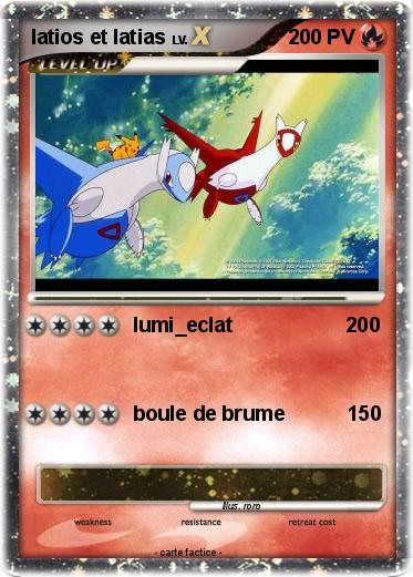 Pokemon latios et latias
