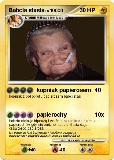 Pokemon Babcia stasia