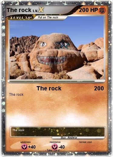 Pokemon The rock