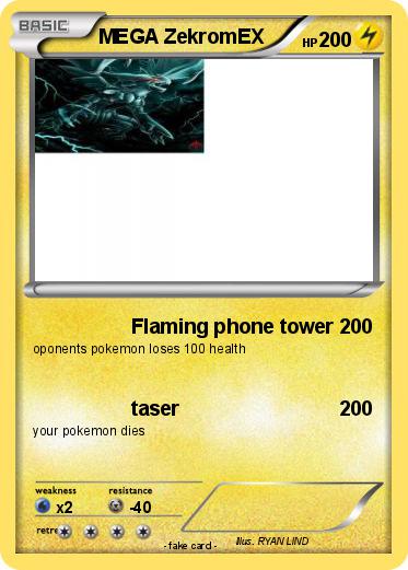 Pokemon MEGA ZekromEX