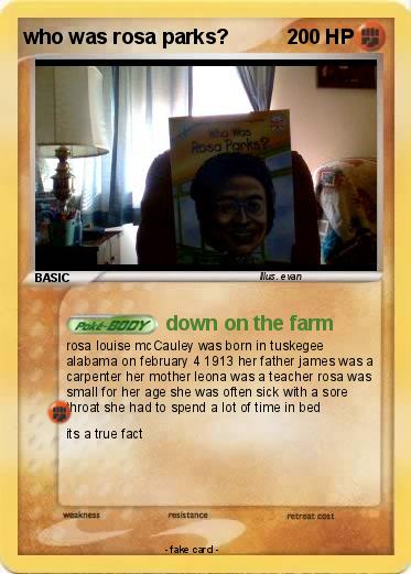 Pokemon who was rosa parks?