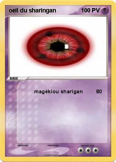 Pokemon oeil du sharingan