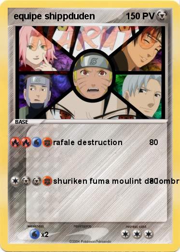 Pokemon equipe shippduden