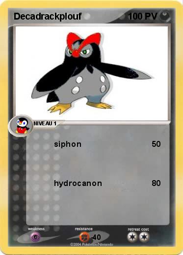 Pokemon Decadrackplouf