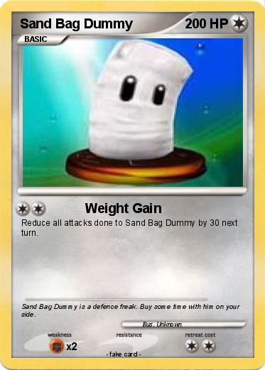 Pokemon Sand Bag Dummy