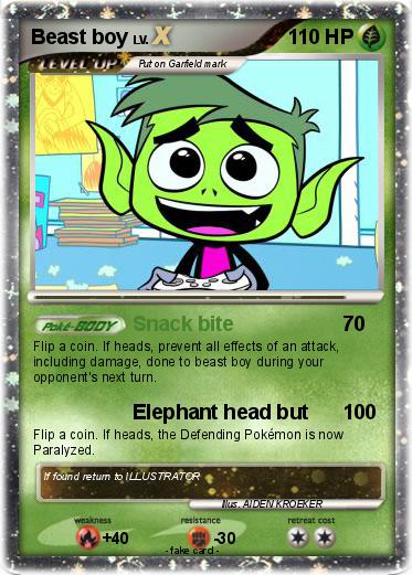 Pokemon Beast boy