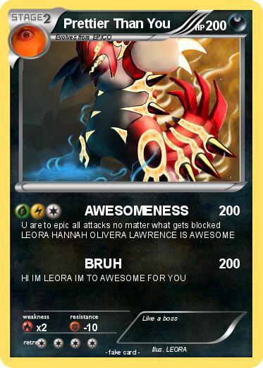 Pokemon Prettier Than You