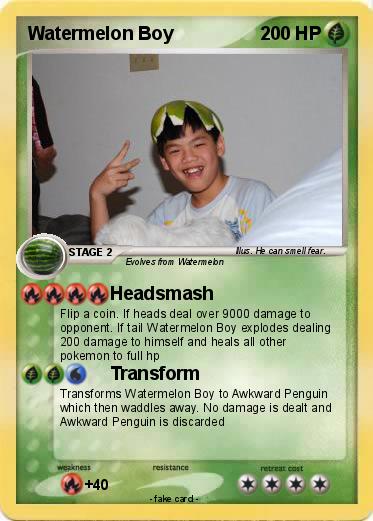 Pokemon Watermelon Boy