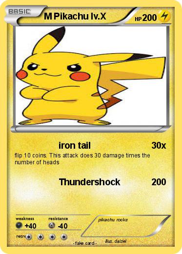 Pokemon M Pikachu lv.X