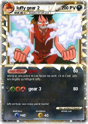 Pokemon luffy gear 2