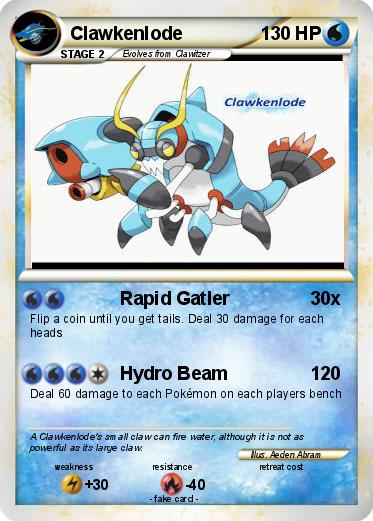 Pokemon Clawkenlode
