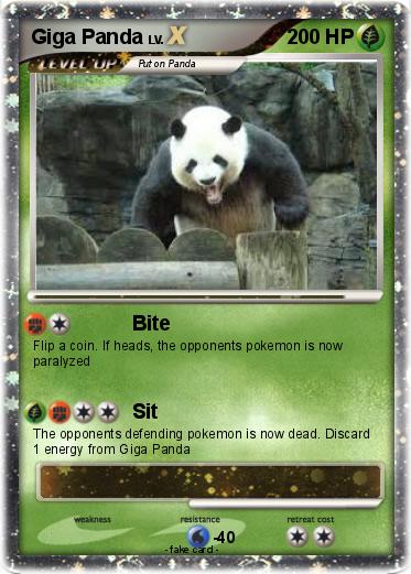Pokemon Giga Panda