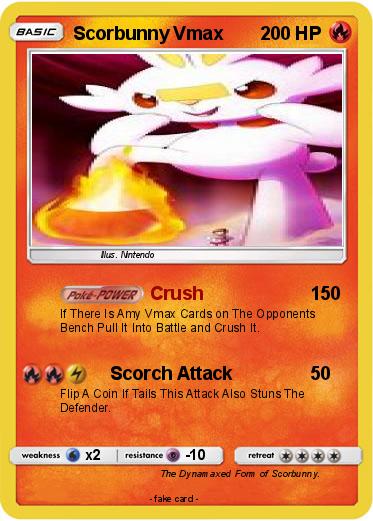 Pokemon Scorbunny Vmax