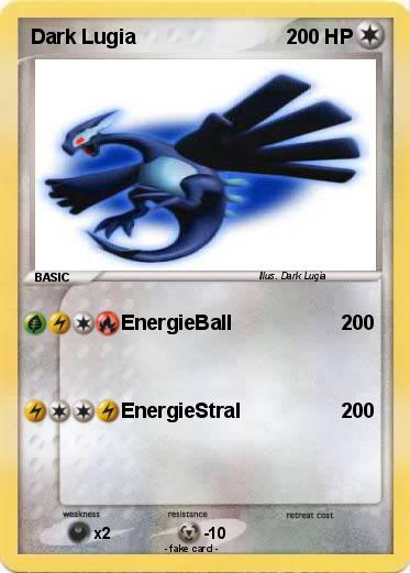 Pokemon Dark Lugia