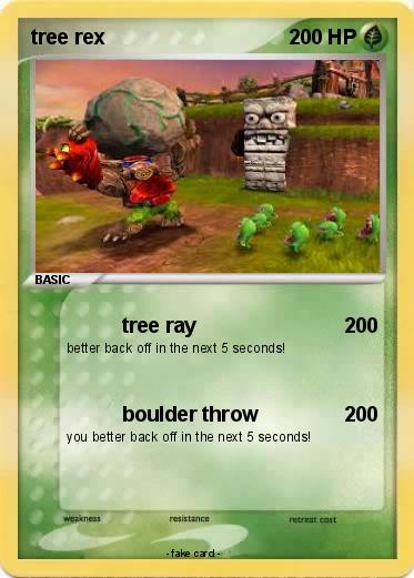 Pokemon tree rex