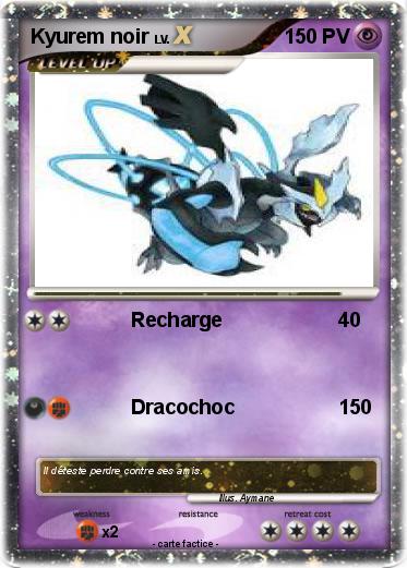 Pokemon Kyurem noir