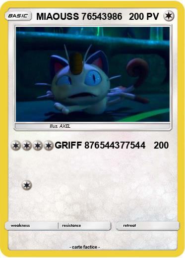 Pokemon MIAOUSS 76543986