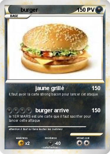 Pokemon burger
