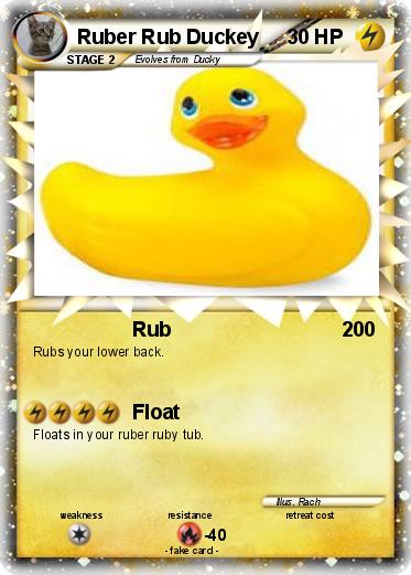 Pokemon Ruber Rub Duckey