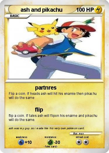 Pokemon ash and pikachu