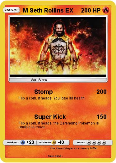 Pokemon M Seth Rollins EX