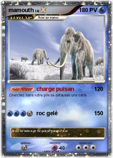 Pokemon mamouth