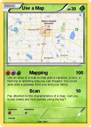 Pokemon Use a Map