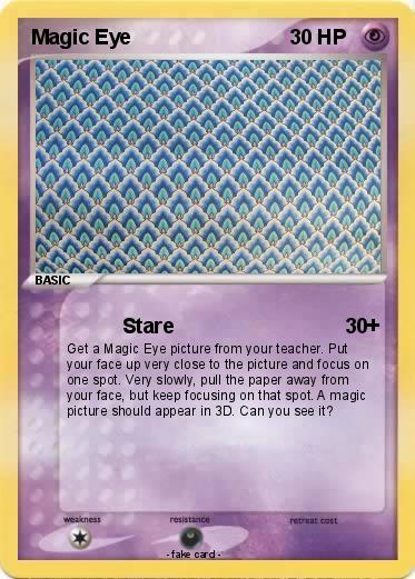 Pokemon Magic Eye