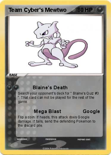 Pokemon Team Cyber's Mewtwo
