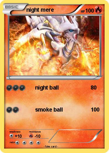 Pokemon night mere