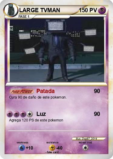 Pokemon LARGE TVMAN