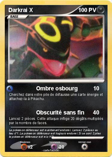 Pokemon Darkrai X
