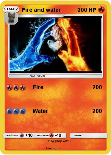 Pokemon Fire and water