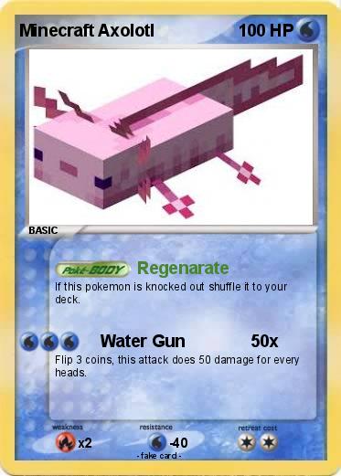 Pokemon Minecraft Axolotl
