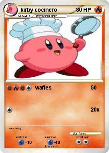 Pokemon kirby cocinero