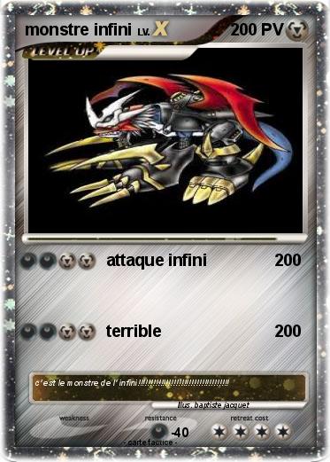 Pokemon monstre infini