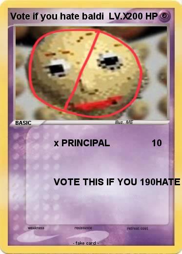 Pokemon Vote if you hate baldi  LV.X