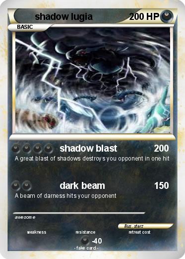 Pokemon shadow lugia