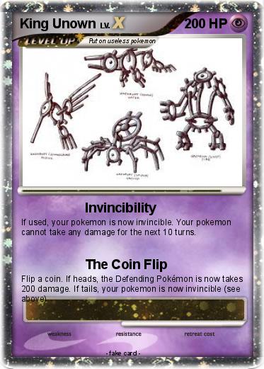 Pokemon King Unown