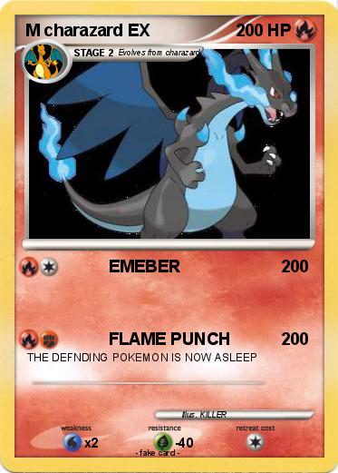 Pokemon M charazard EX