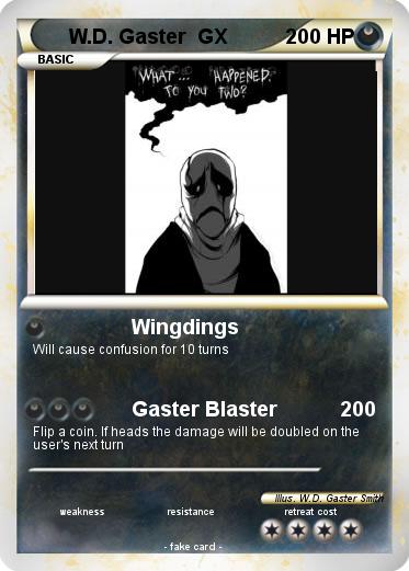 Pokemon W.D. Gaster  GX