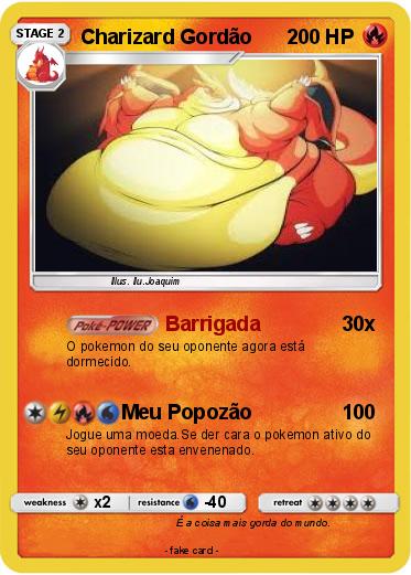 Pokemon Charizard Gordão