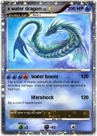 Pokemon x water dragon