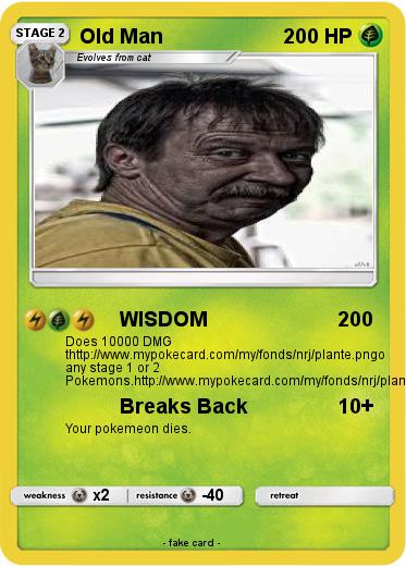 Pokemon Old Man