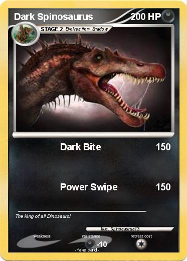 Pokemon Dark Spinosaurus