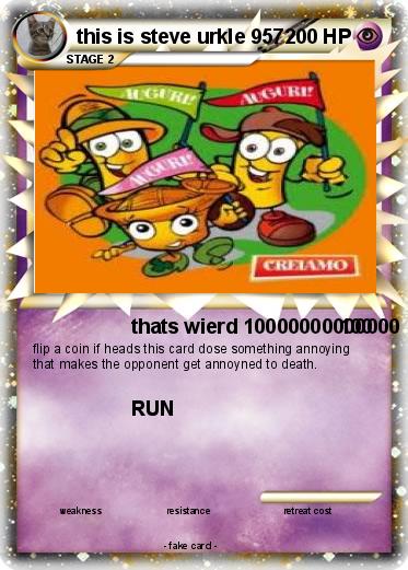 Pokemon this is steve urkle 957