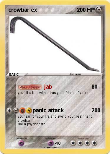 Pokemon crowbar ex