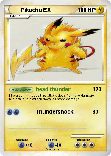 Pokemon Pikachu EX