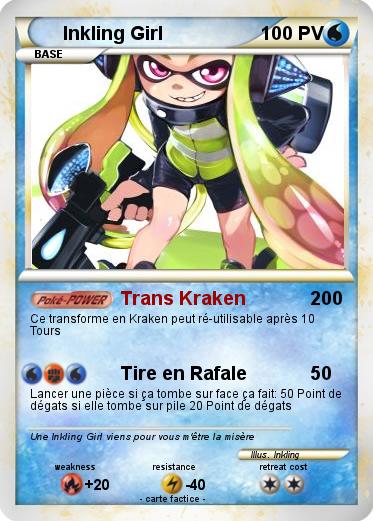Pokemon Inkling Girl